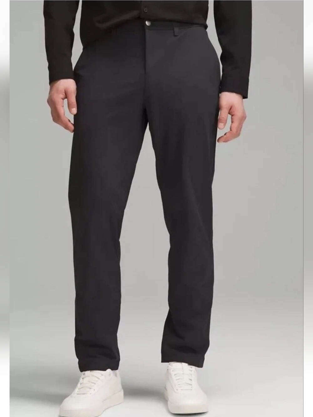 Lululemon ABC Classic Fit Trouser Warpstreme Obsidian Dark Gray Size 32x33 Mens
